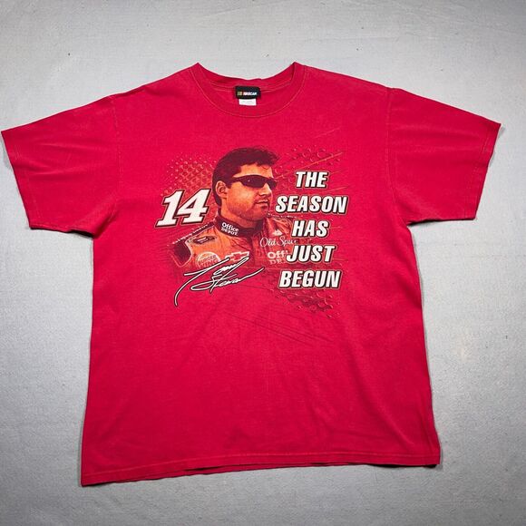 NASCAR Shirt Men XL Extra Large Tony Stewart #14 Old Spice 2009 Winner's‎ Circle - Picture 1 of 13